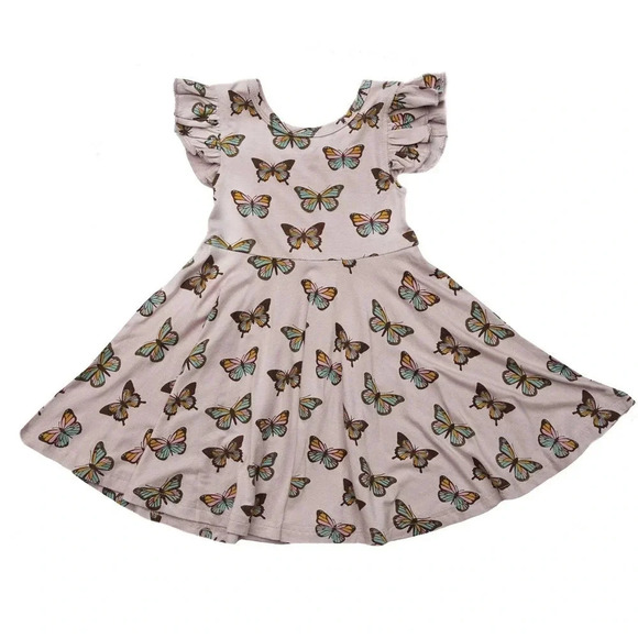 Emerson and Friends - Flutterby Bamboo Twirl Dress Girl Dress | 6-12m - Picture 1 of 1